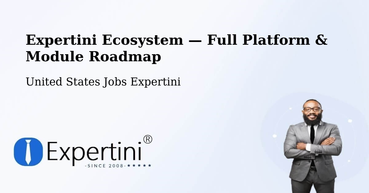 Expertini Ecosystem — Full Platform & Module Roadmap – Sunset