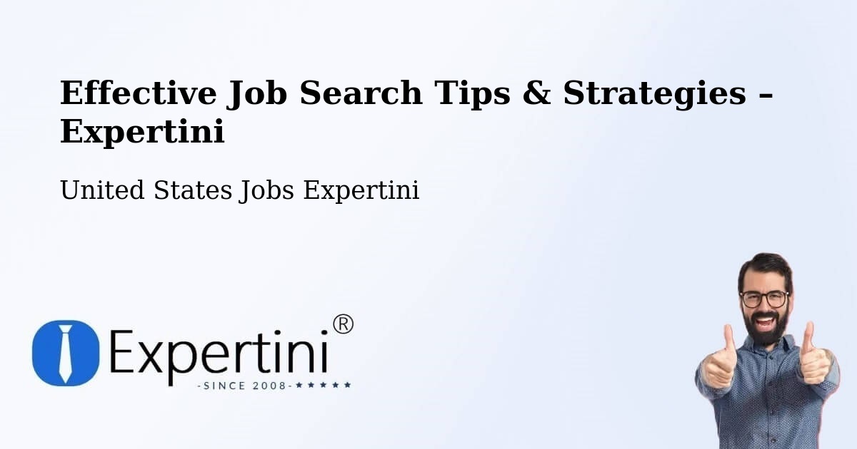 Job Search Tips & Strategies for Job Seekers – Sunset - Sunset, United States Jobs Expertini